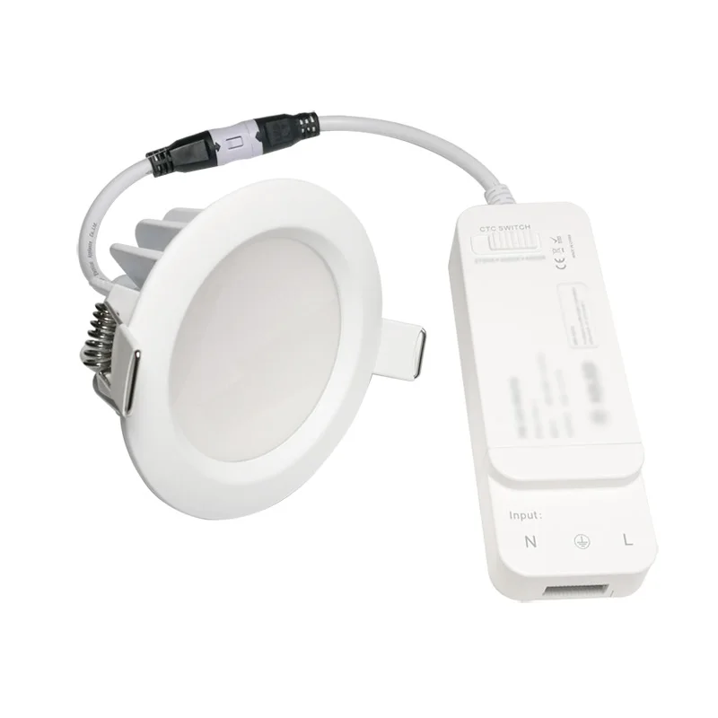 Zigbee умный CCT Точечный светильник MP приложение управления 230 В 9 Вт утопленные потолочные светильники IP65 Светодиодный светильник для ванной комнаты работает с Amazon Alexa