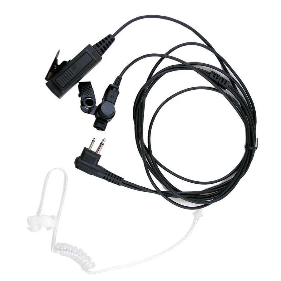 

2 Wire Supveillance MIC Earpiece For Motorola CP200 PR400 CLS HYT Radio Headset