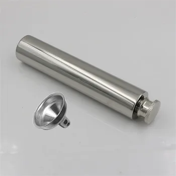 

2 Oz Portable Stainless Steel Hip Flask Wine Tube Flagon Whisky Alcohol Drinkware with Funnel Man Gift
