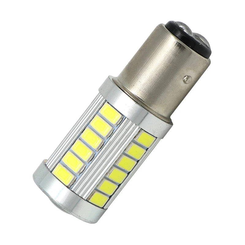 2 шт. светодиодных чипов 1157 BAY15D лампы 33 led 5630 smd высокой Мощность стоп-сигналы Красный p21/5 w светодиодных ламп автомобиля автомобилей источник