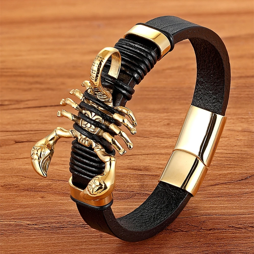 Genuine Leather Bracelet Jewelry For Birthday Gift