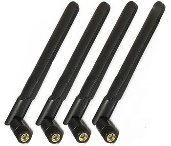

free shipping 2.4GHz 5.8Ghz antenna 8dBi Omni WIFI Antenna Dual Band RP-SMA Male with a hole Connector For Wireless Router 10pcs
