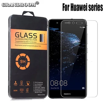 

9H 2.5D HD Tempered Glass Screen Protector Film For Huawei P10 9 Plus Lite 2017 2016 P8 Mini with retail packaging 30pcs/lot