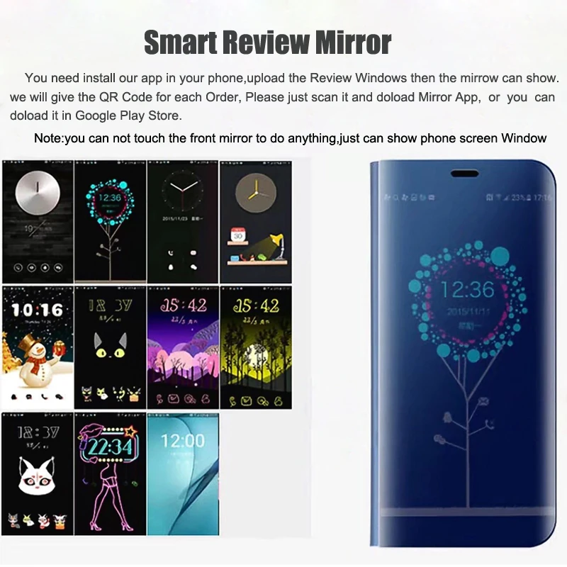 Роскошный прозрачный зеркальный флип чехол для huawei mate 20 Lite Pro подставка стенда