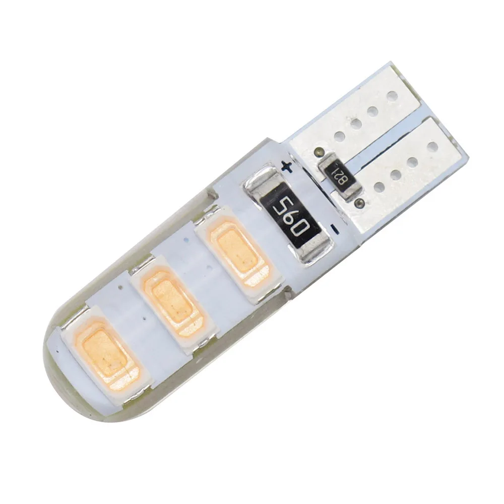 1 шт. T10 W5W 6 SMD 5730 СВЕТОДИОДНЫЙ Автомобильный светильник для Чтения номерного знака КЛИН для лампы светильник Автостоянка лампа 5630 SMD 12V DC