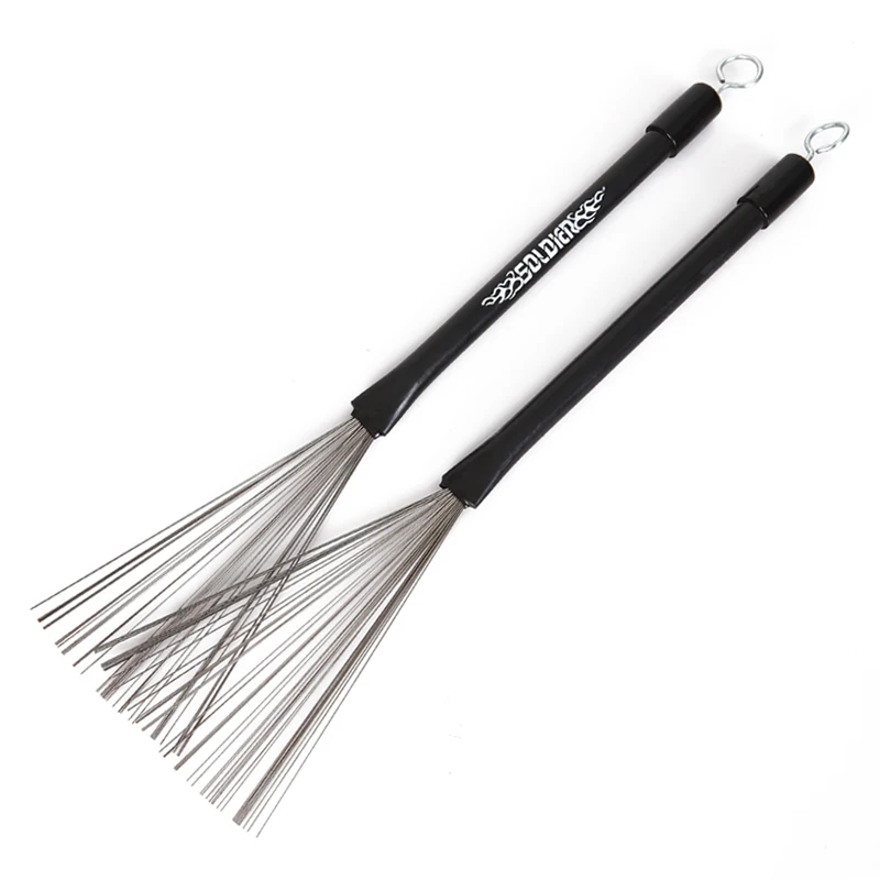 Buy Soldier Steel Drum Brushes Jazz Drum Brush Free