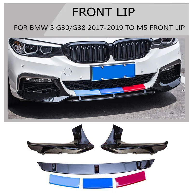 

ABS Front Lip Spoiler 3 PCS Chin for bmw 5 series g30 g38 2017-up Car Styling