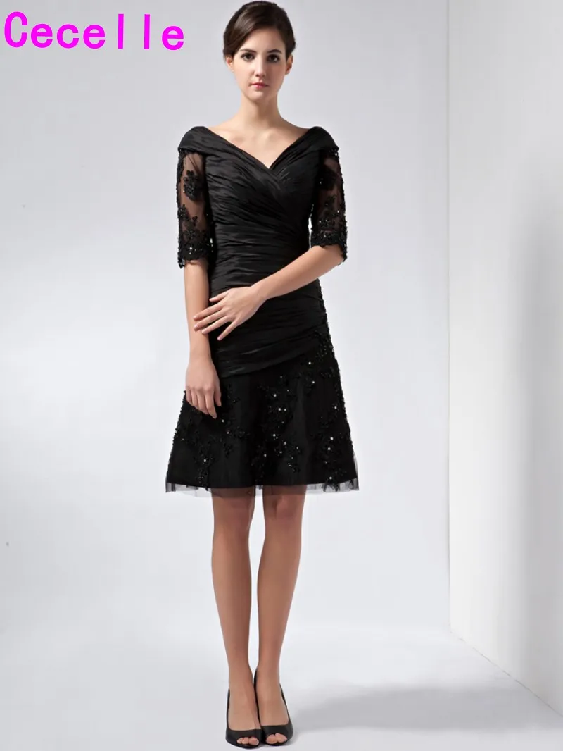 Short A Line Mother Of The Bride Dresses 10