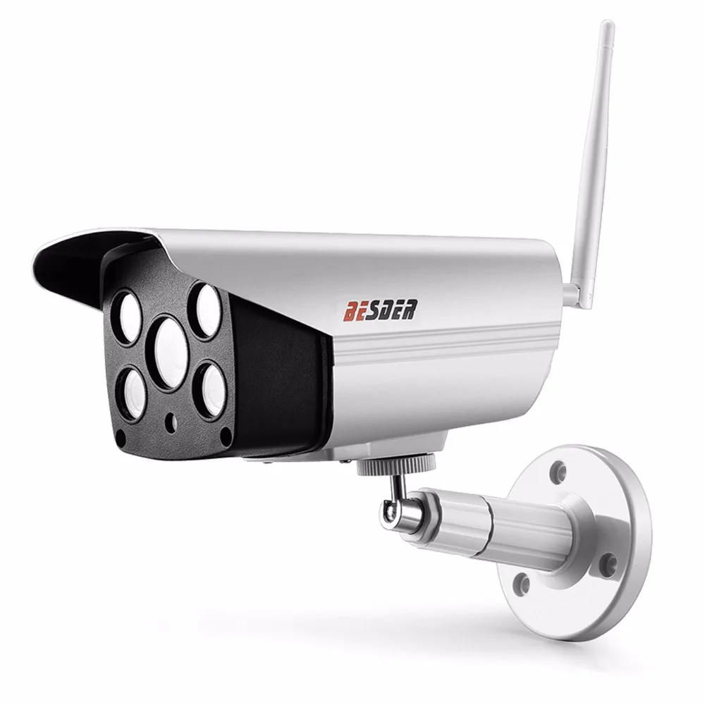 

BESDER Wifi Audio Ip Camera CCTV 720P 960P 1080P 4 PCS IR Night Vision Wireless Wired Yoosee Security Ip Camera Support SD Card