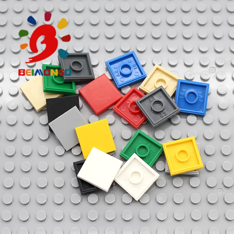 

Free Shipping!BEIMONGO Blocks Flat Tile 2x2 Building Blocks 200PCS Education&Intelligent DIY Kids' Toys can be compitabled