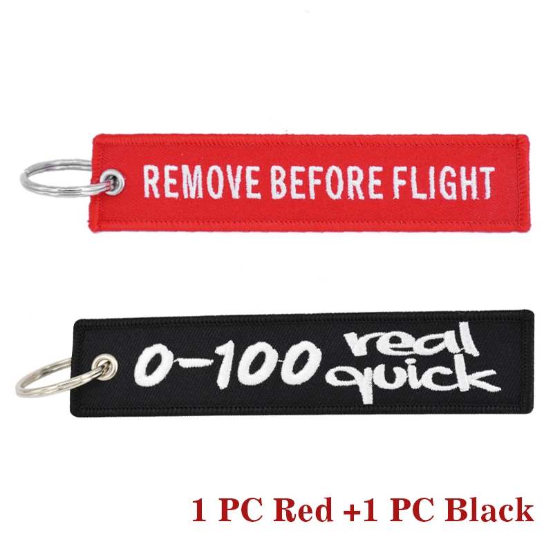 1 PC Remove Before Flight Key Chain 1PC 0-100 Real Quick Keychain Aviation Gifts Motorcycle Key Fob Chaveiro Key Tag for Car (5)