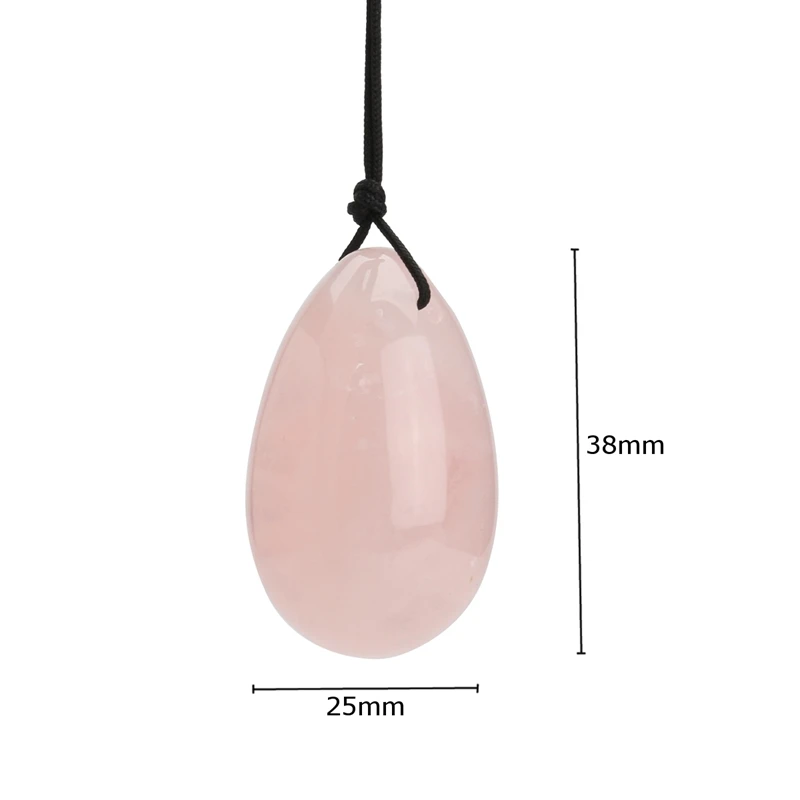 Kiwarm красивый розовый кварц кристалл Йони яйцо Форма естественного исцеления exercis камень массаж Здоровье и гигиена инструмент драгоценный