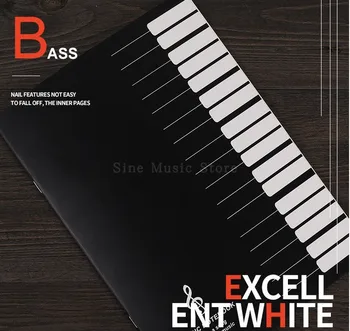 

3Pcs Music Practice Notebook Piano Violin Musical Notes Music Book Universal Five-line Spectrum of the Music sheet