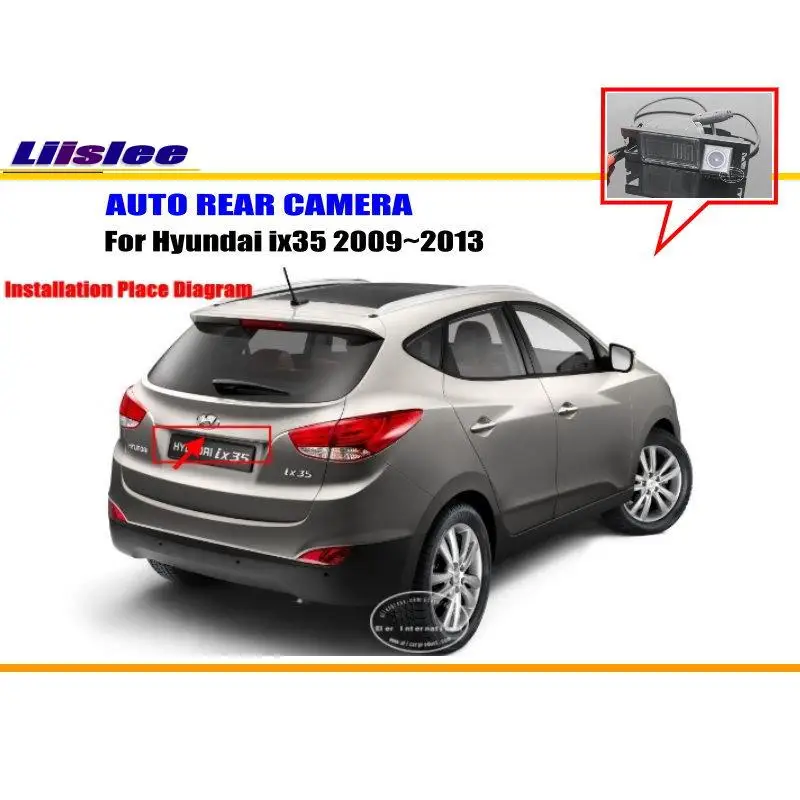 Liislee для hyundai ix35 2009~ 2013-камера заднего вида/HD CCD RCA NTST PAL/светильник для номерного знака OEM