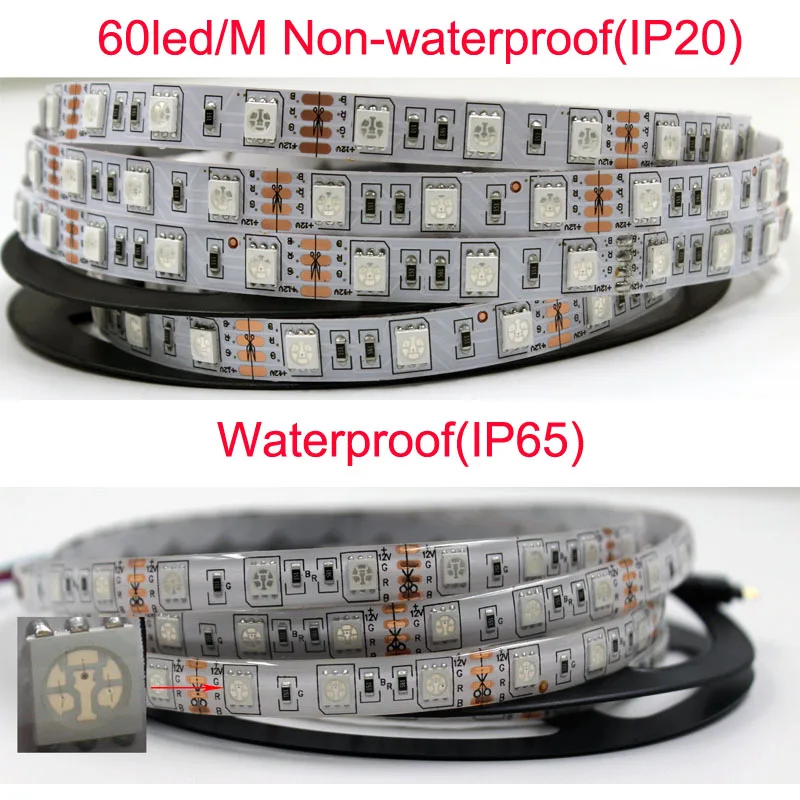 Sincronização de Música Luz de Tira Rgb Led Smd 5050 m 10 5 m 60led e m Flexível à Prova d' Água Fita Fita Diodo Controlador dc 12 v Conjunto Adaptador Lâmpada 8 Cheap led strip lights smd