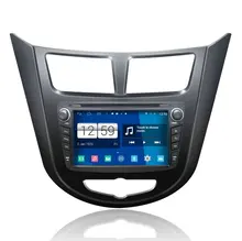 S160 Android4.4.4 CAR DVD player FOR HYUNDAI VERNA//SOLARIS/ACCENT(2010-2012) car audio stereo Multimedia GPS Head unit