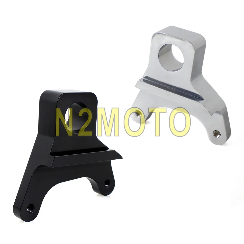 Chrome Black Motorcycle Part Brake Bracket Swing Arm Extension Spare