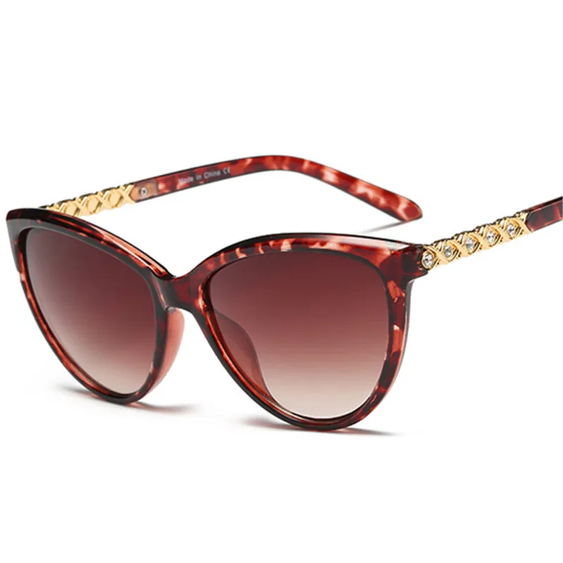 Oulylan классические Поляризованные Солнцезащитные очки женские брендовые солнцезащитные очки «кошачий глаз» дамские защитные очки для вождения UV400 женские - Цвет линз: leopard