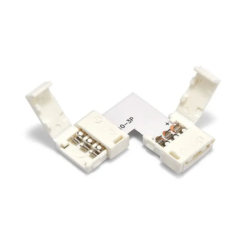 

LED Strip Connector 3 Pin T Cross L Corner WS2811 Connectors PCB No Soldering For 10mm WS2811 WS2812B LED Strip Lights