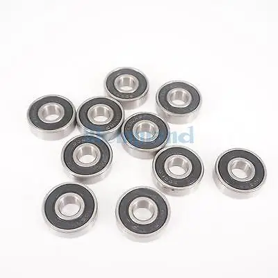 (10) 607-2RS 7x19x6mm ABEC3 тонкостенный экранированный глубокий шаровой подшипник |