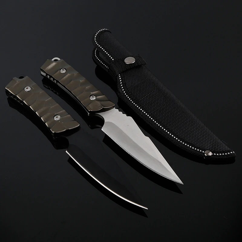 Buy fixed blade knife camping Knives 420HC Stainless