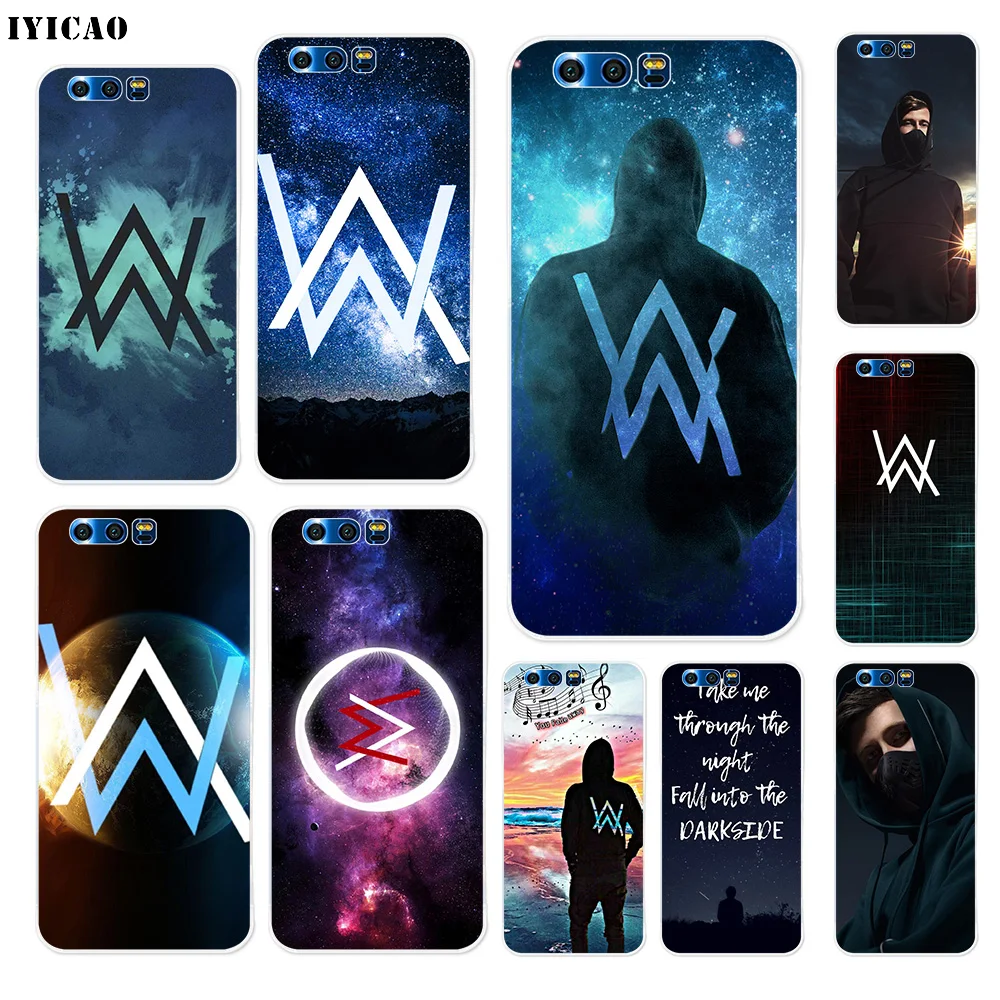 

IYICAO Alan Walker singer Soft Silicone Case for Huawei Y9 Y7 Y6 Prime 2018 Honor 8C 8X 8 9 10 Lite 7X 7C 6A 7A Pro Cover