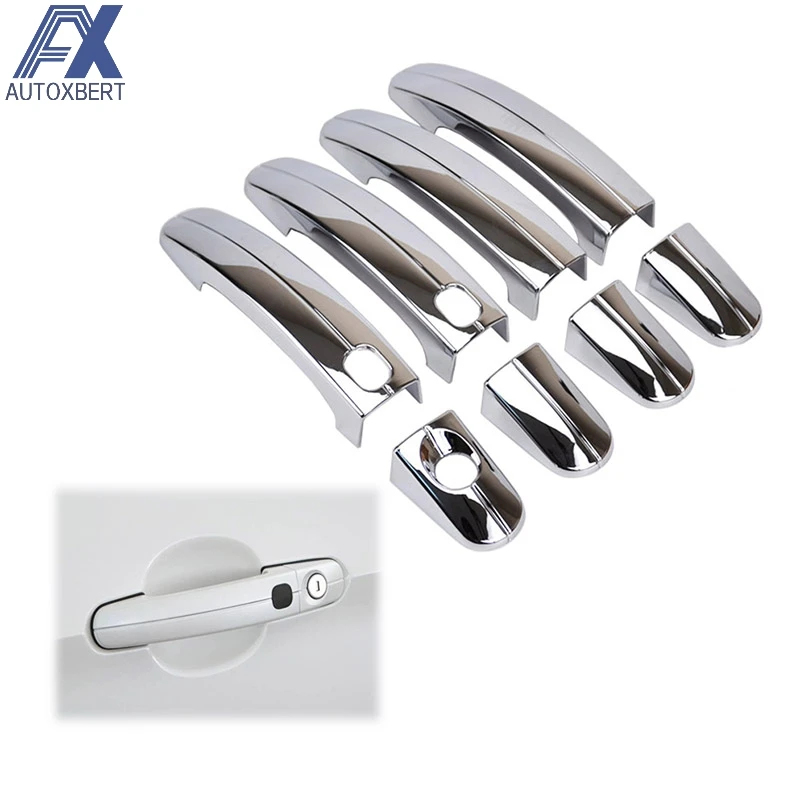 Chrome Door Handle Cover For Ford Focus Mk2 Trim Catch Overlay Cap Smart Molding Garnish 2005 2006 2007 2008 2009 2010 2011 | Автомобили и