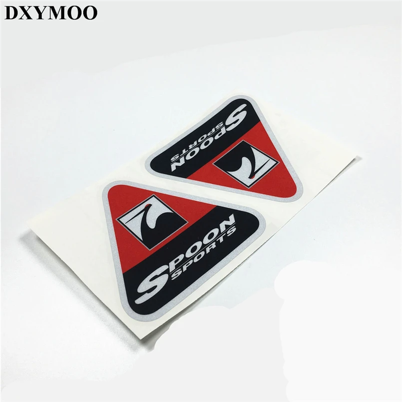 

Pack of 2PCS Car Styling Vinyl Tape Reflective Motorcycle Helmet Car Sticker Decals for GK5 Spoon Sports 3M