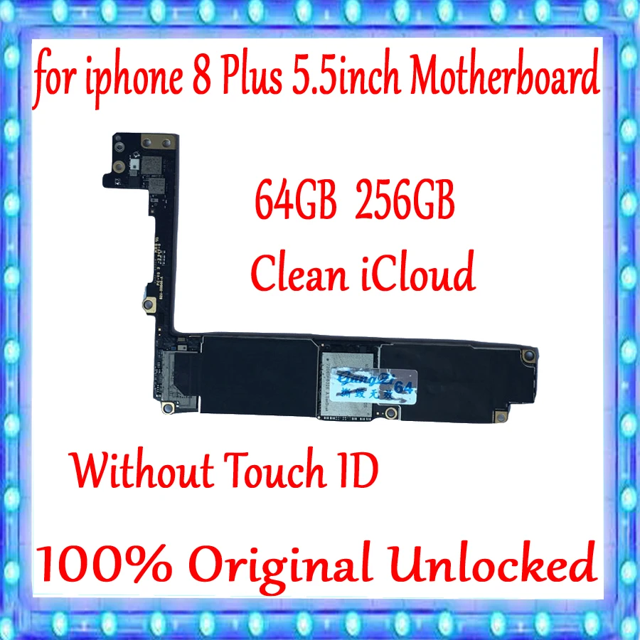 Протестированная материнская плата для iPhone 8 Plus 5 icnh оригинальная