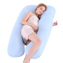 Подушка для беременных и кормящих спальный Поддержка Подушка для беременных Для женщин тела хлопок наволочка U Форма подушки для беременных
