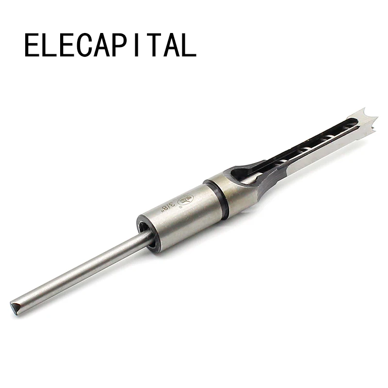 

10mm HSS Square Hole Saw Mortise Chisel Wood Drill Bit with Twist Drill