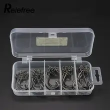 Серебряный 50 шт. рыболовный крючок Шестерни молния приманка кривошипно крюк прочный