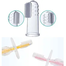 Уход за ребенком зубная щетка детский рот набор инструментов для уборки детская зубная щетка Детская гингивальная тренировочная Силиконовая зубная щетка для пальцев