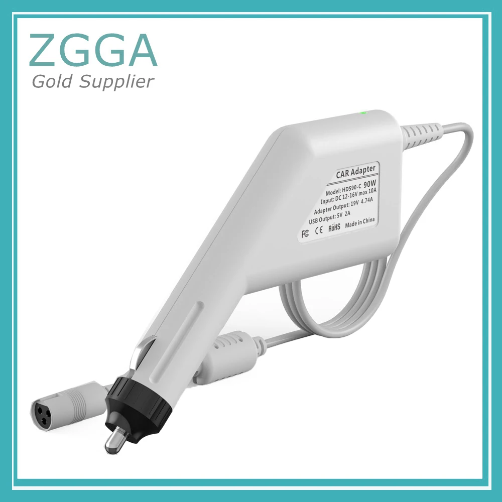 16,5 V 3.65A 60 W ноутбук планшет автомобильный адаптер Зарядное устройство блок питания с 8 наконечниками