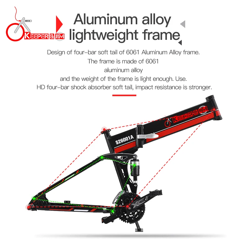 KX01 Oil brake 26 inch mountain bike lithium battery electric bicycle disc brake booster disc brakes 1000W eBike