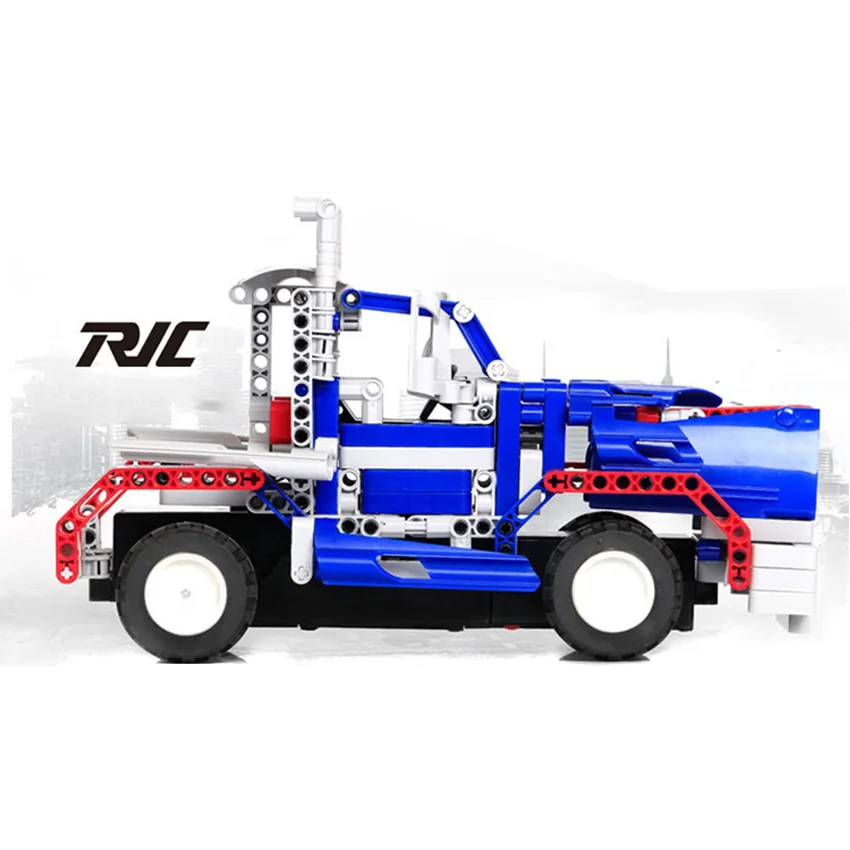 448 pcs Transform A to B model Car RC Car Build Blocks Car Kit with bettery RC Track Car Set Technic Toys Gift for children boy