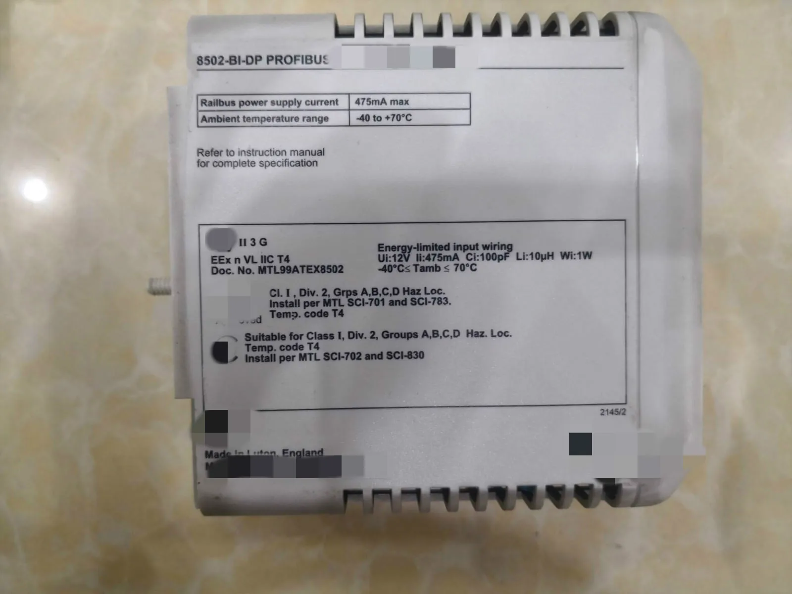 8502 BI DP MTL8000 контроллер б/у|Контроллер двигателя| |