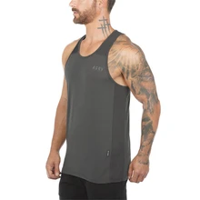 Новинка, без рукавов, для тренажерного зала футболка рубашка для пробежек Мужская Летняя майка из дышащего хлопка, Для мужчин s майка тренажерный зал Фитнес Футболка спортивная рубашка с короткими рукавами