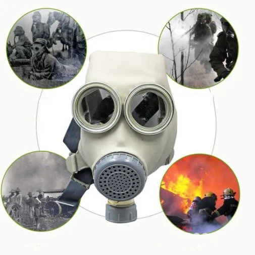 Военная противогаз 64 респиратор для всего лица с распылителем пестицидов из натурального каучука маска для химической защиты 0,5 м трубные фильтры