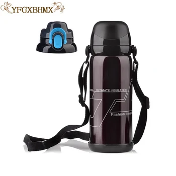 

YFGXBHMX Stainless Steel Vacuum Flask Aquarius Outdoor Sports Water Bottle Creative Gift Large Capacity Insulation Pot