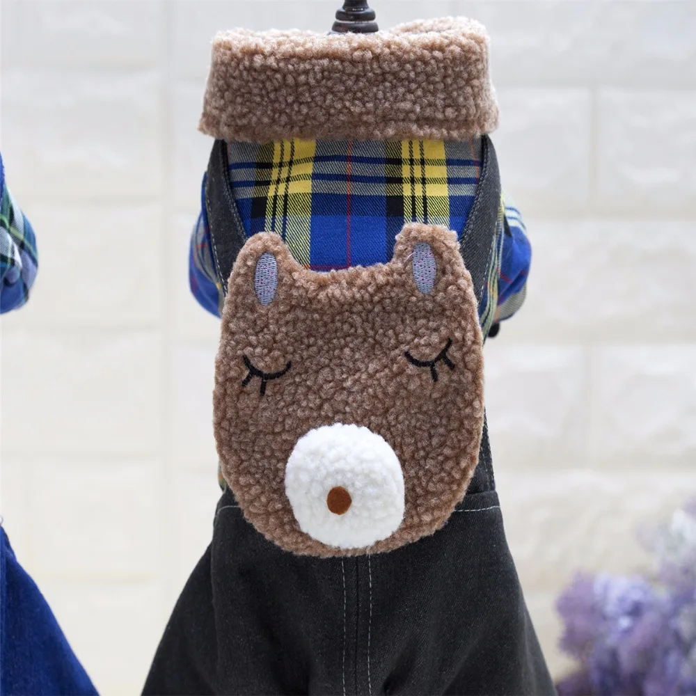 Y88_New_Coming_Winter_Pet_dog_4_legs_clothes_Sleeping_Bear_Style_Denim_pants_Coat_for_puppy_small_dog_S_XXL_size_Teddy_ (2)