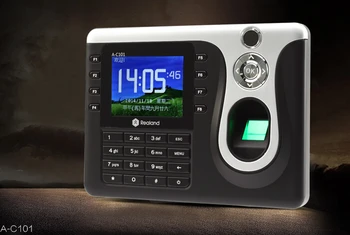 

Capacity 3000 Users &10000 records Fingerprint/RFID card(125khz)/password Time Attendance Terminal A-C101