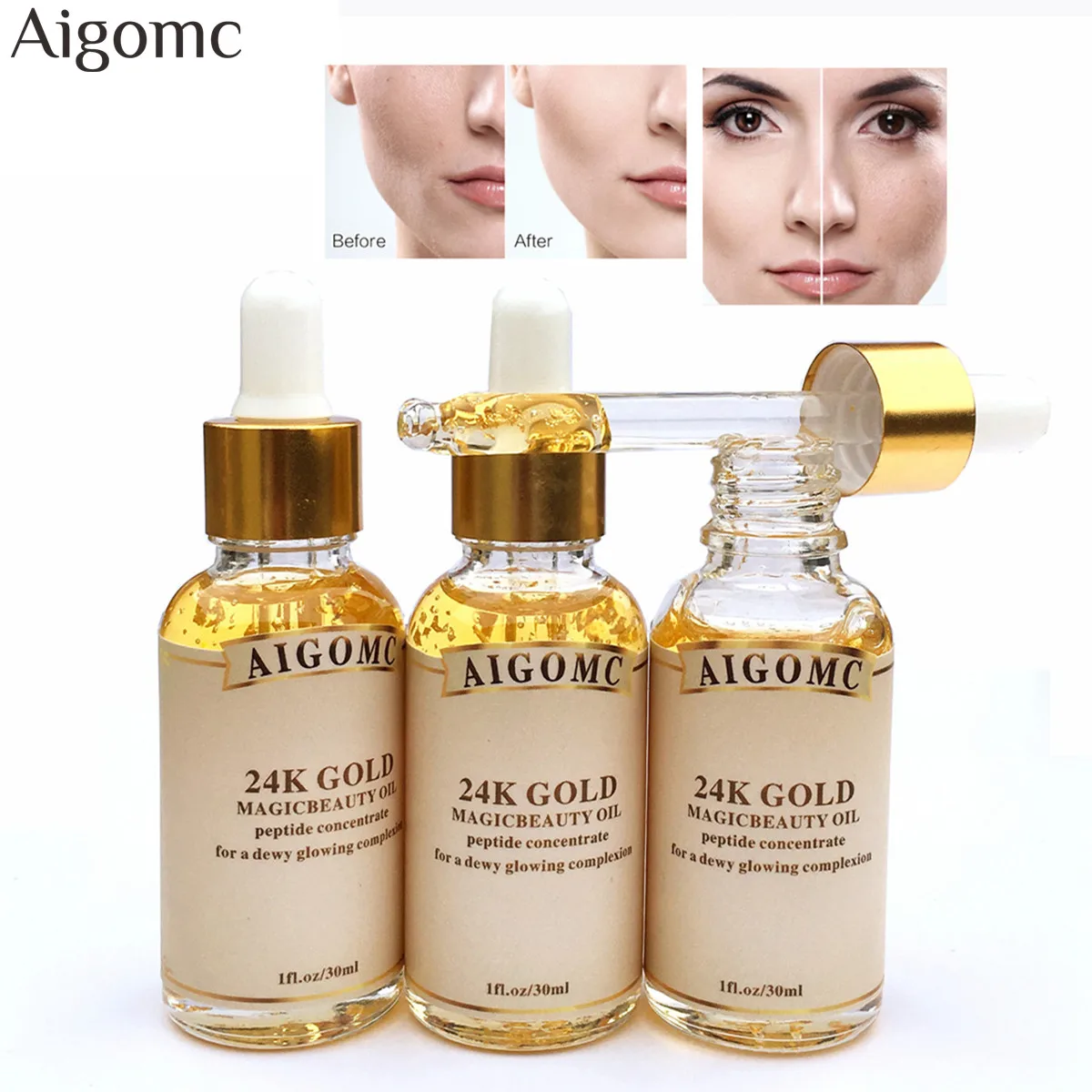 

Brand Primer Makeup Base 30ml Face 24k Gold Elixir Oil Control Professional Matte Make Up Pores Brand Foundation Primer