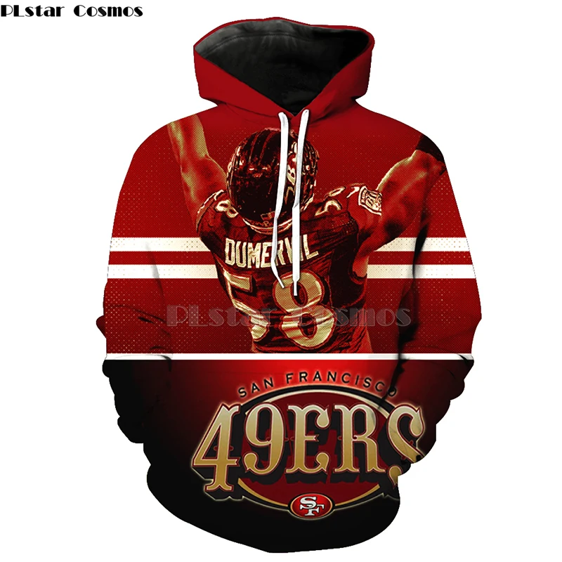 2019 New Fashion Sweatshirt Men / Women 3d Hoodies Print American ball SF pattern Slim Unisex Slim Stylish Hooded Hoodies cool