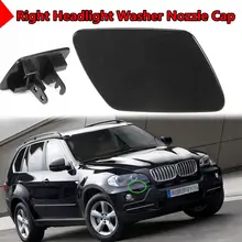 Right Side Front Headlight Washer Nozzle Cover Cap For BMW X5 E70 07-11 Car Replacement 51657199142