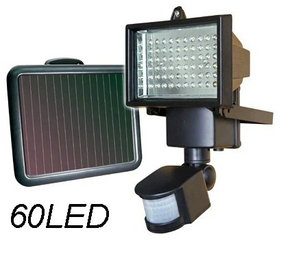 

Solar 60 LED Outdoor Lighting Solar Power Garden Lights PIR Body Motion Sensor Floodlights Spotlights Solar Street Lamp