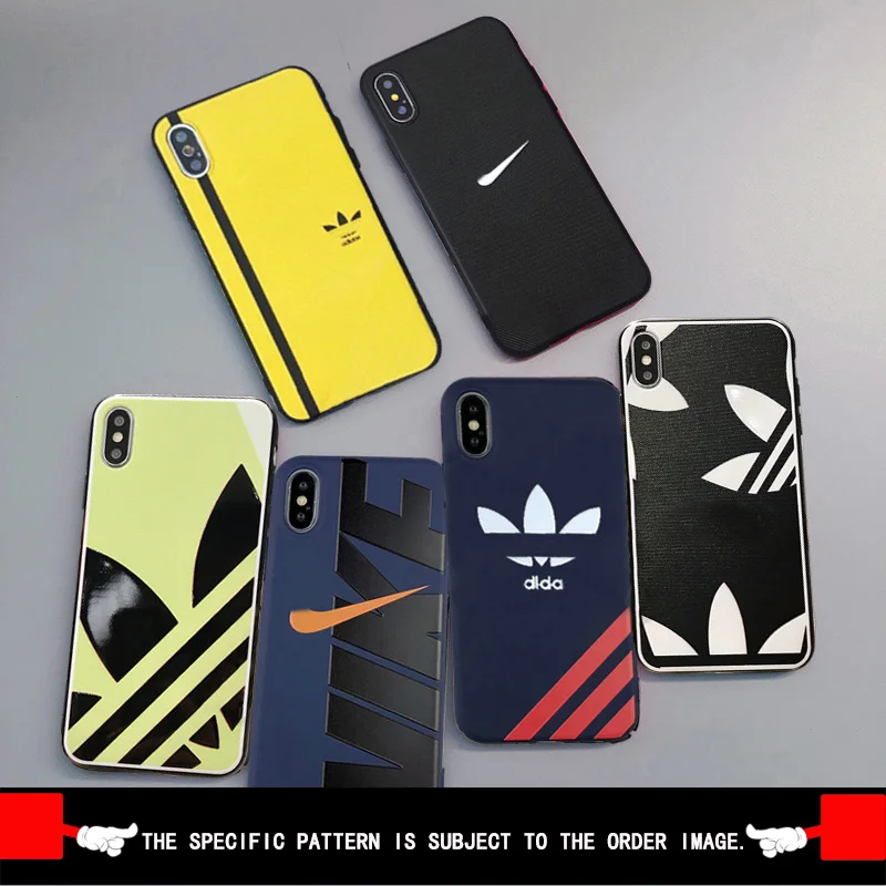 

Fashion US Brand Off Simple White Letter Sport Sign Pattern Phone Case For iphone 6 6S 7 8 Plus X 10 XS XR MAX Soft Cover Coque