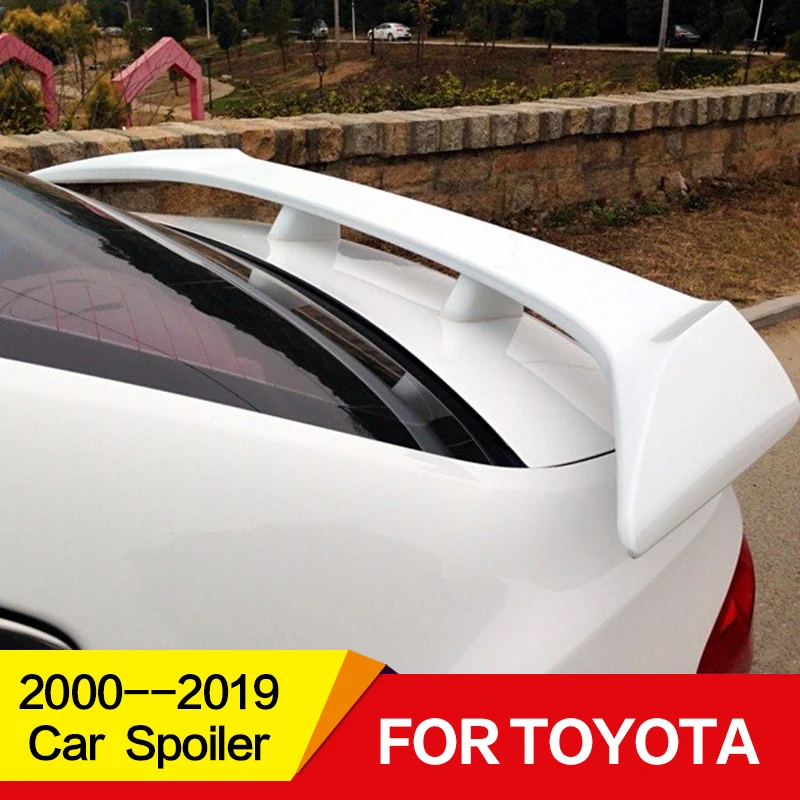 

General purpose car styling ABS material spoiler universal car spoiler use for Toyota yaris mark corolla camry crown