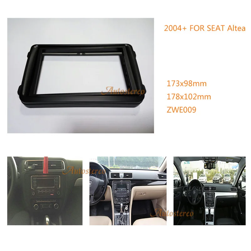 VOLKSWAGEN Caddy 2004 in poi RADIO STEREO auto pannello singolo DIN Fascia