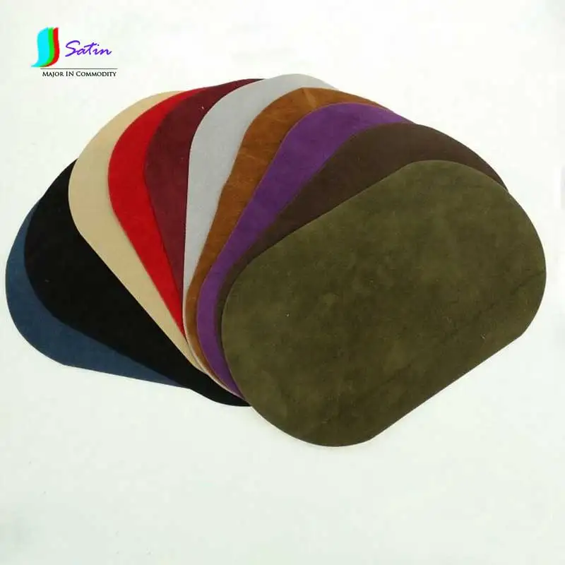 Suede Nap/Suede Leather Elbow Patches Sewing Applique Iron on Elbow Knee Repair Decor,DIY